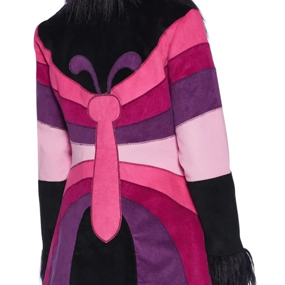 Colorful Women's Jacket with Butterfly Design - Picture 3 of 7